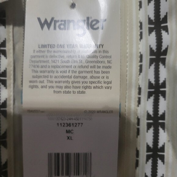 Wrangler Men's Checotah Western Snap Shirt - Picture 4 of 5